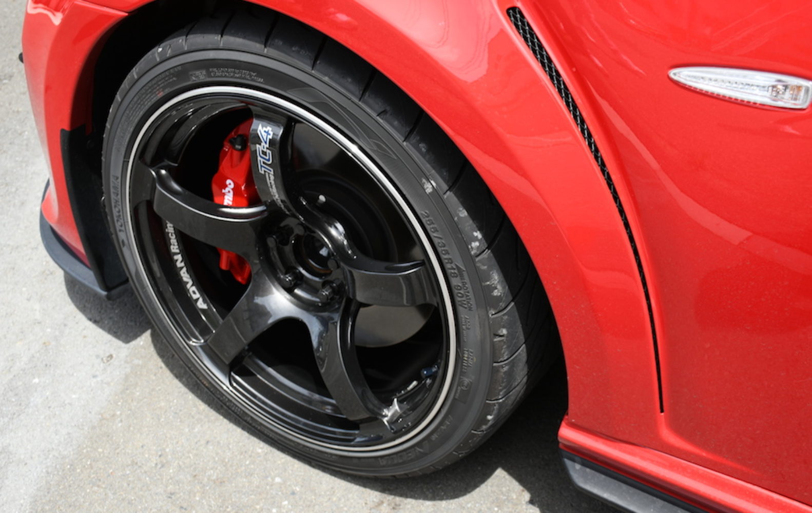 未洗車の86 ホイール