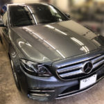 ベンツEクラスのガラスコーティング施工後